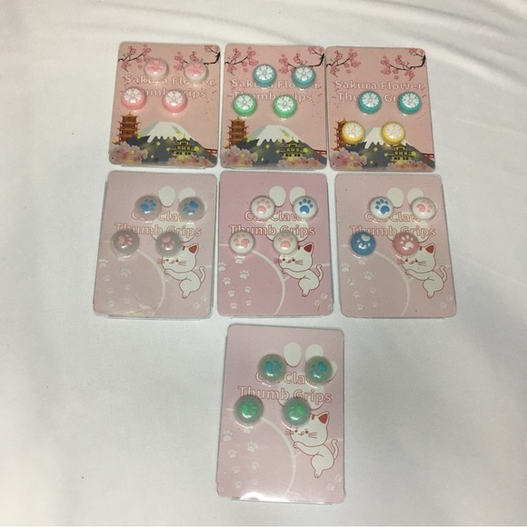 Joy Con Thumb Grips For Nintendo Switch & Switch Lite Bundle - Picture 3 of 11